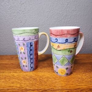 Sango Sweet Shoppe latte mugs Set of 2